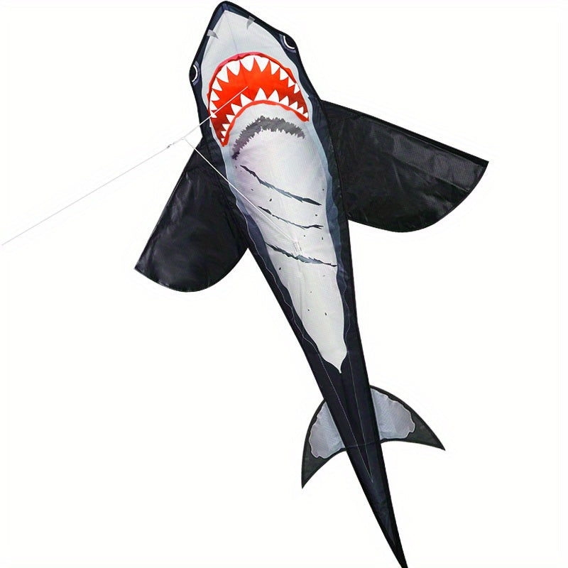 3D Cartoon Shark Kite for Outdoor Sports Flying - Beach Park