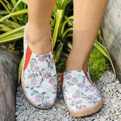 Women's Floral Slip On Lightweight Non slip Shoes