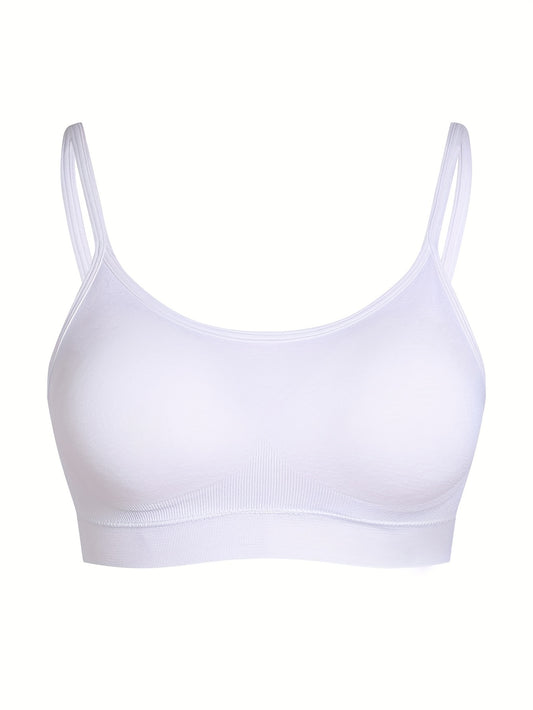  Seamless High Stretch Fitness Bra With Removable Pads