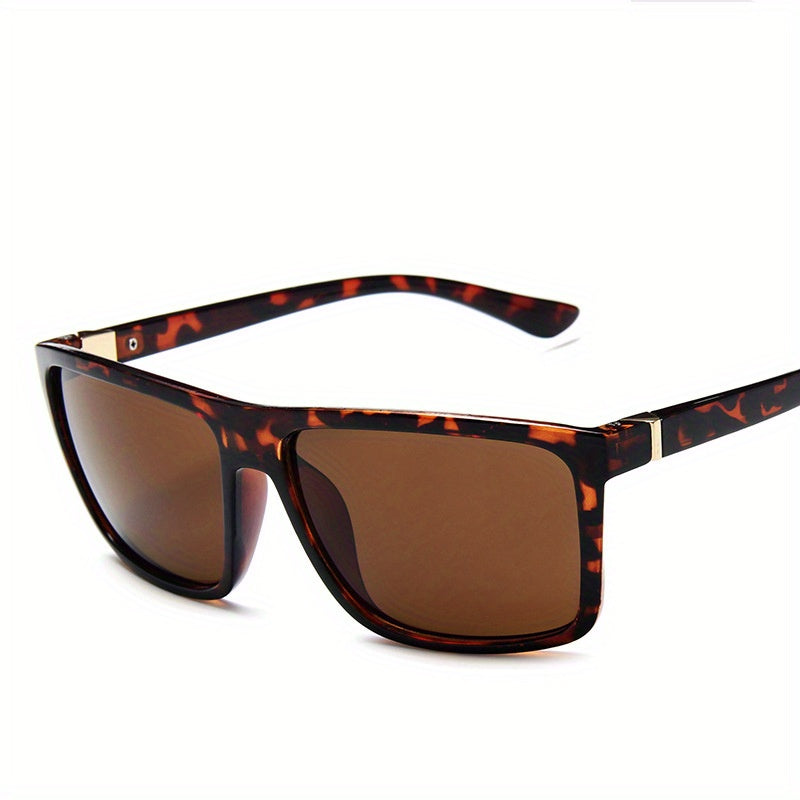 Men's Retro Polarizer Sunglasses Large Frame Outdoor Driving