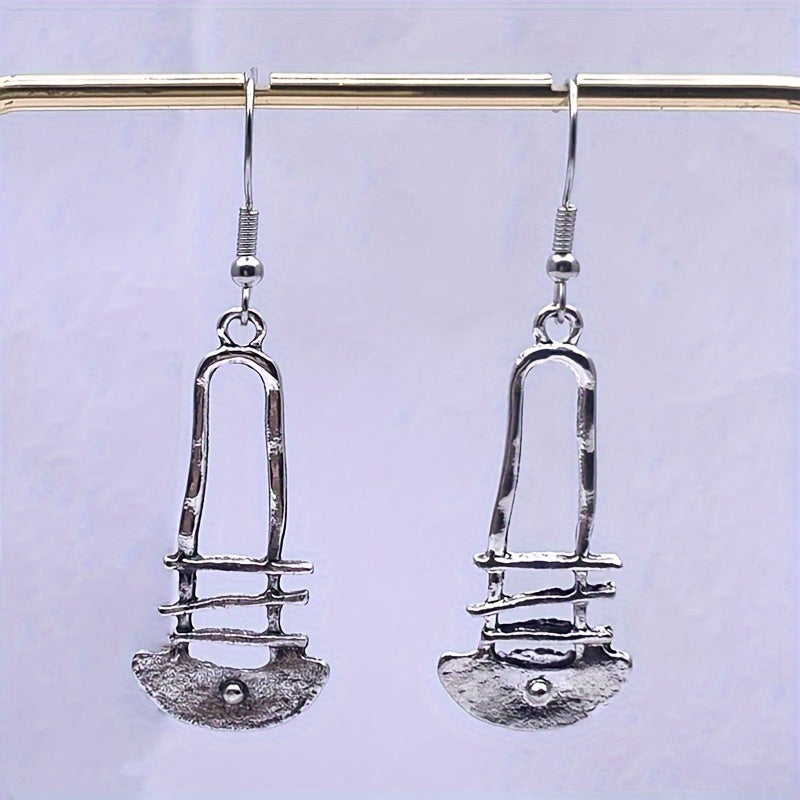 Boho Geometric Pendant Earrings Charm Jewelry
