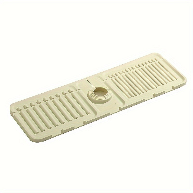 2pcs Silicone Drain Mat Anti-Splash Hand Washing Pool Faucet Non-Slip