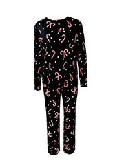 Christmas Lounge Set Long Sleeve Top & Pants Women's Loungewear