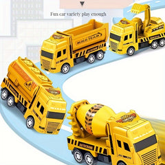 2pcs Engineering Car Inertial Puzzle Mini Toy Creative Boy Gift