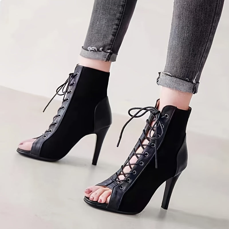 Women's Lace Up Stiletto Dress Sandals Sexy Party Pumps