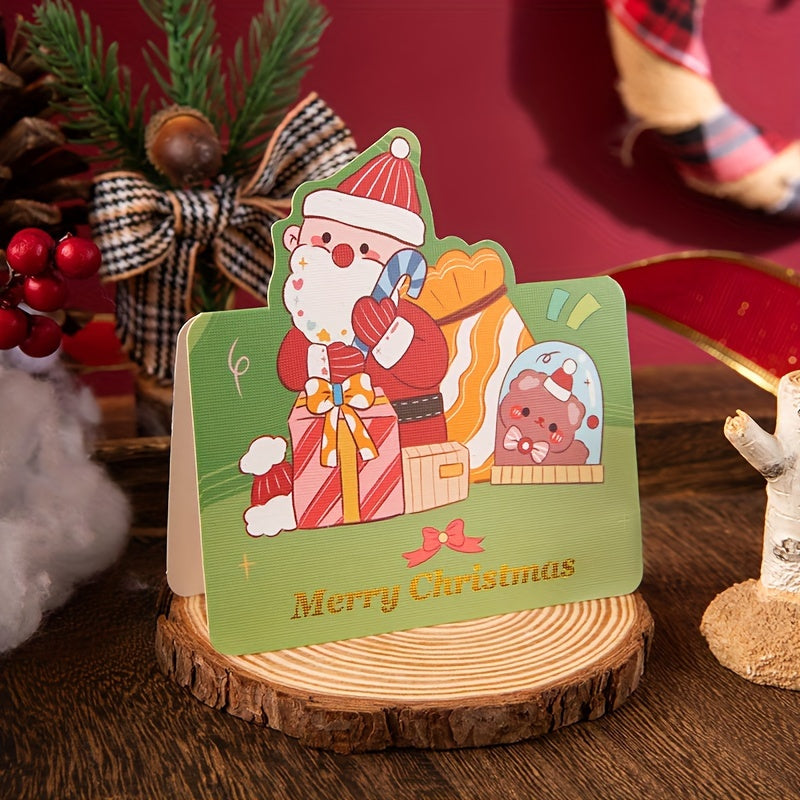 12pcs Christmas Greeting Card Christmas Message Card Christmas Blessing Card