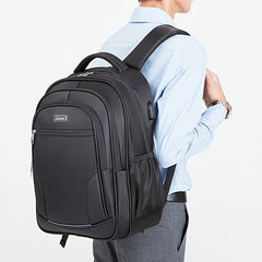 Work Laptop Backpack Polyester High School Zipper Soft Shell Cord
