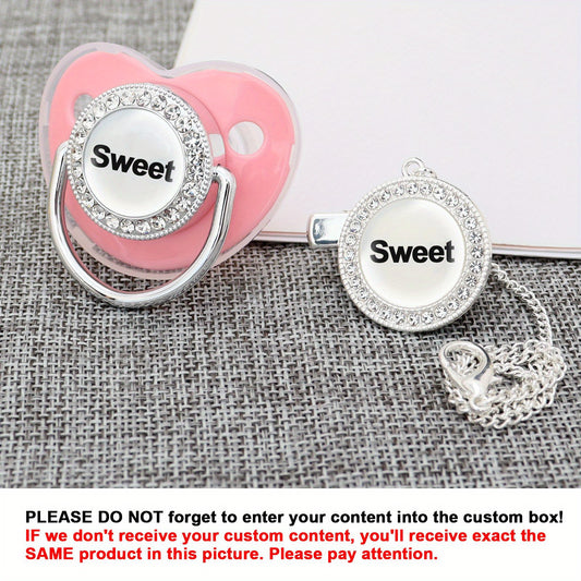 Custom Baby Pacifier With Clips Personalized Sleep Coaxing Artifact