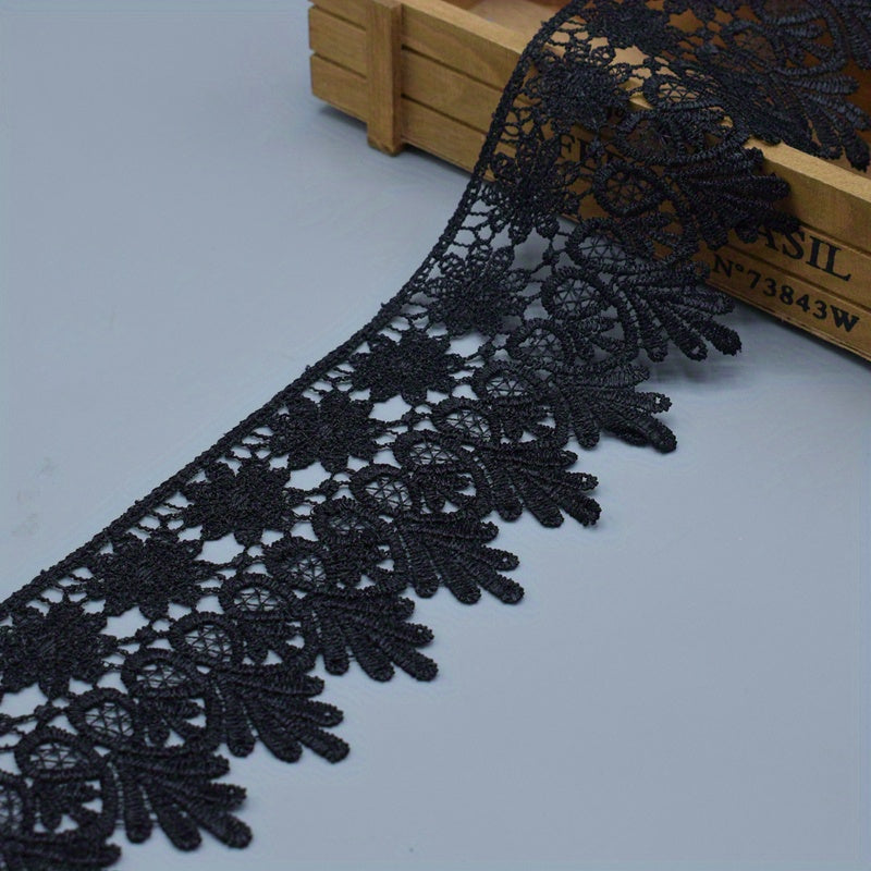 Wide Crochet Lace Ribbon for DIY Embroidery & Decoration