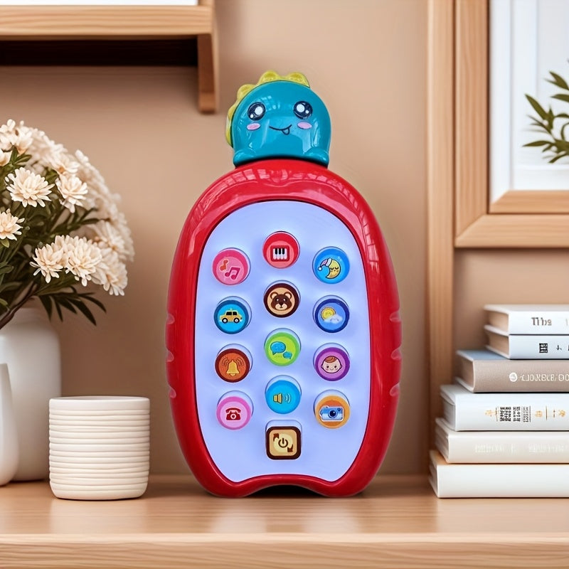 Dinosaur Music Phone Toy Touchscreen Lullabies Numbers Animals Fruit