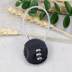 Wire Rope Password Lock Luggage Bag Mini Small Lock