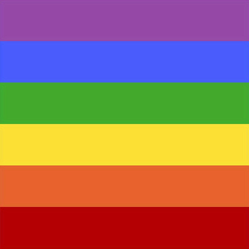 Pride Month Rainbow Stripe Headband Hippie Style Handkerchief