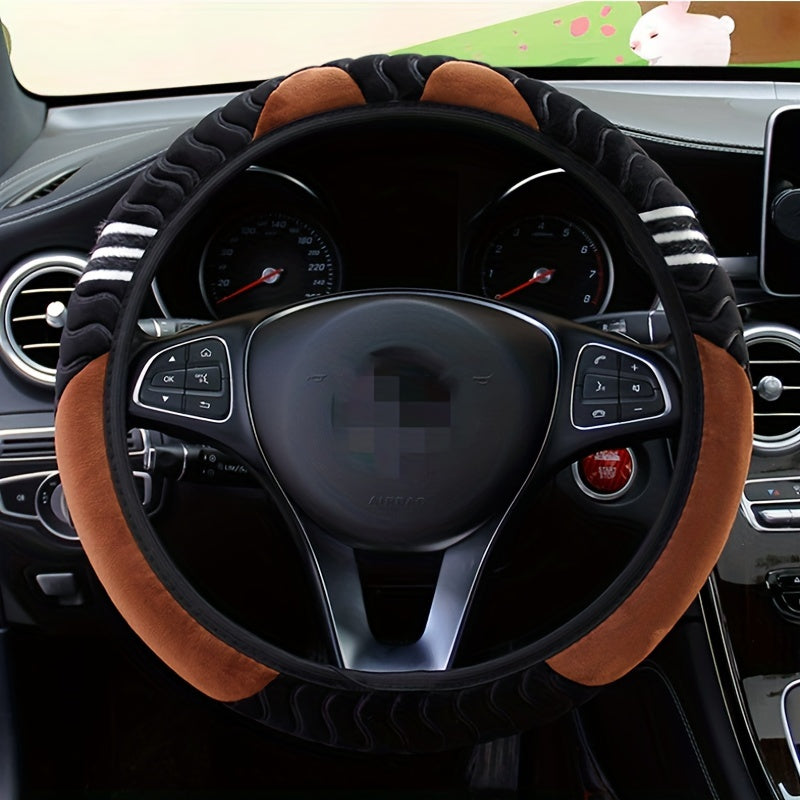 Skid-proof Durable Leather Steering Wheel Cover