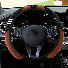 Skid-proof Durable Leather Steering Wheel Cover