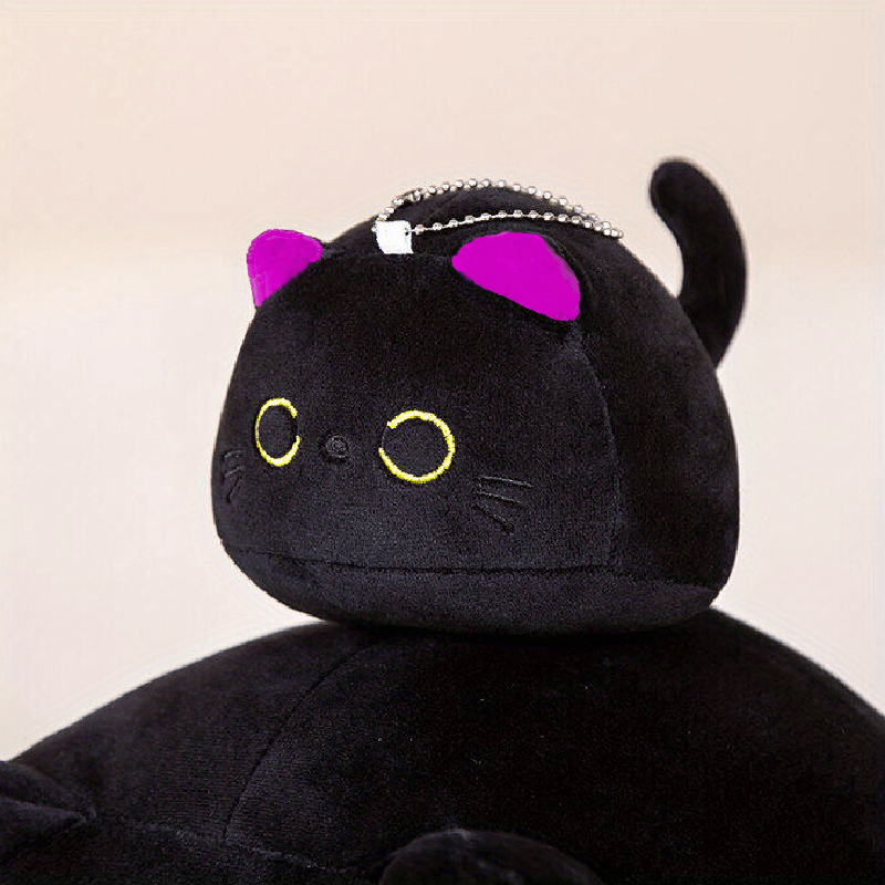 Cute Cat Throw Pillow Soft Cotton Plush Toy For Bedroom & Office Decor