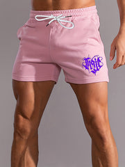 Men's Streetwear Graphic Print Drawstring Short Pants
