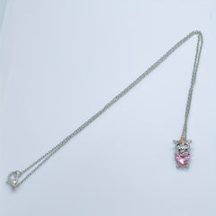 Pink Unicorn Necklace Birthday Gift for Princess Granddaughter