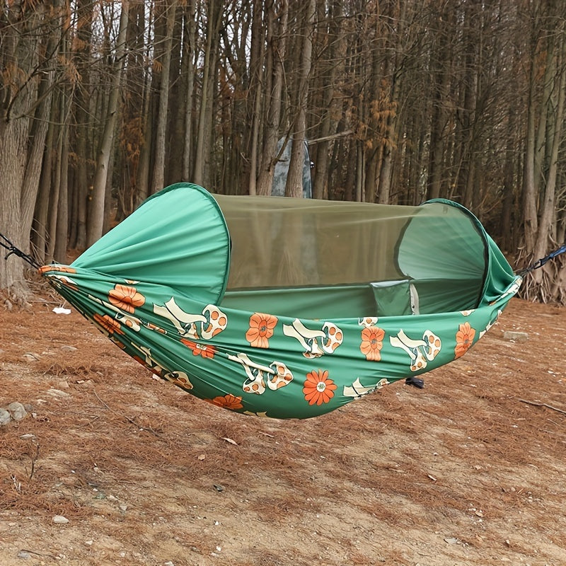 2 Person Camping Hammock with Mosquito Net & Tree Straps