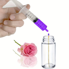 10pcs Clear Glass Mini Roll on Bottles Essential Roller Ball Bottles