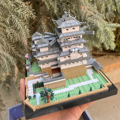 High Difficulty Simulation Castle Building Blocks DIY 3D Architectural Model