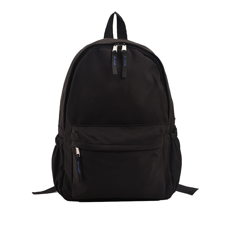 Women's Casual Backpack Short Trip Daypack Solid Travel School Bag