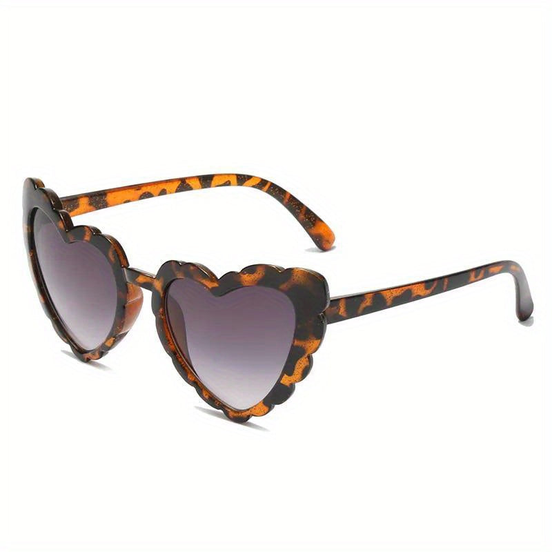 Heart Sunglasses For Women Men Gradient Lens Glasses Photo Props UV400