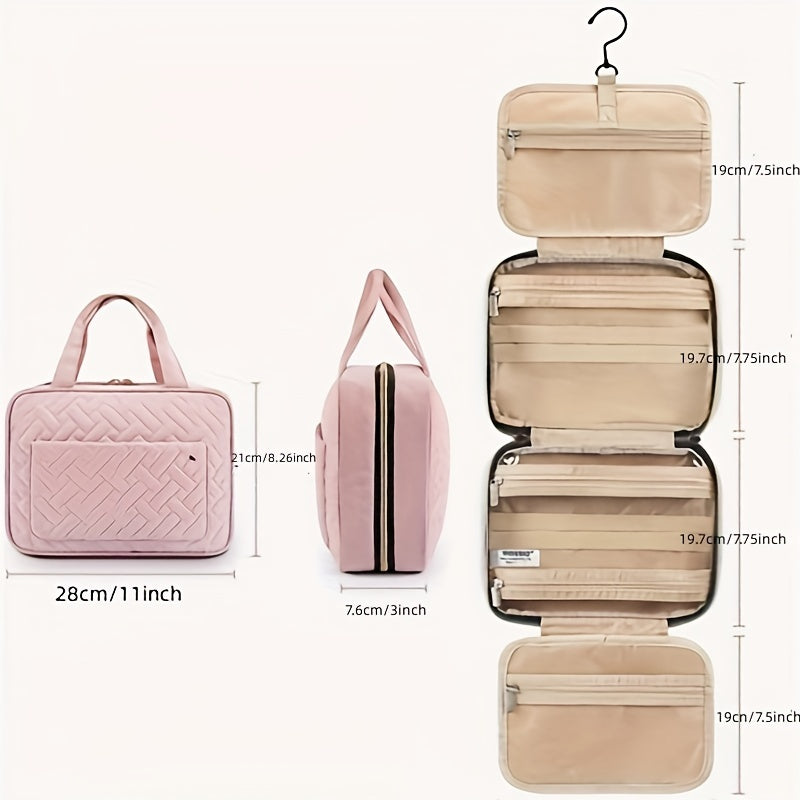Waterproof Cosmetic Bag Makeup Storage Organizer Portable Travel Toiletry Bag