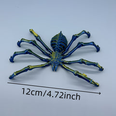3D Printed Flexible Spider Sculpture Desk Ornament for Halloween Christmas