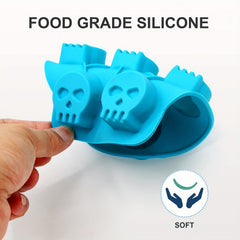 Skull Ice Cube Mold Silicone Tray for Whiskey Ice Trays