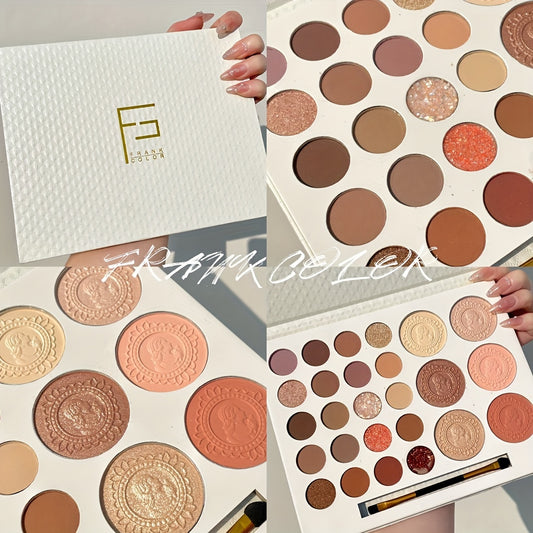 26 Colors Eyeshadow Palette Blusher High Gloss Makeup Palette