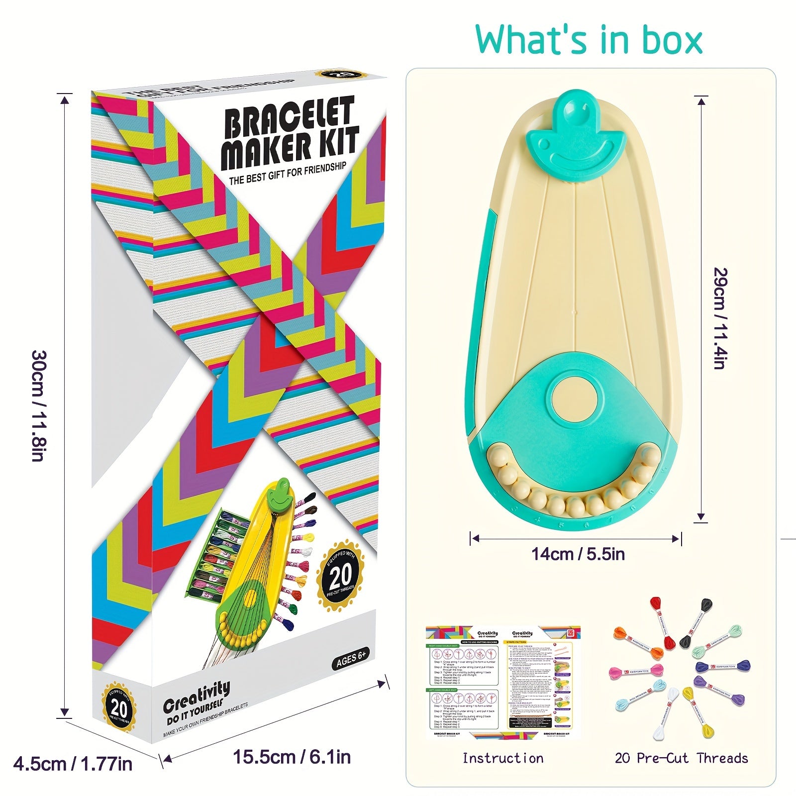 Girls Jewelry Making Kit - Friendship Bracelets Set