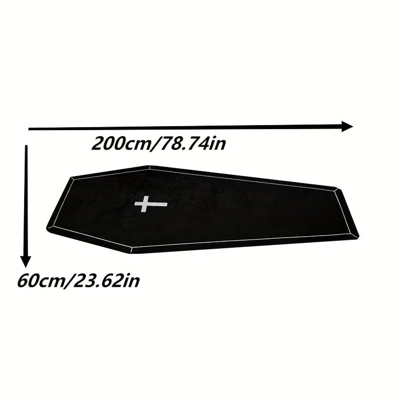 Halloween Coffin Rug Soft Modern Decoration