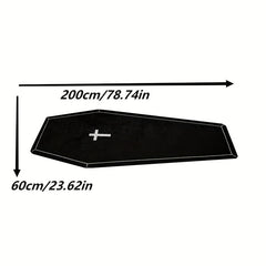 Halloween Coffin Rug Soft Modern Decoration