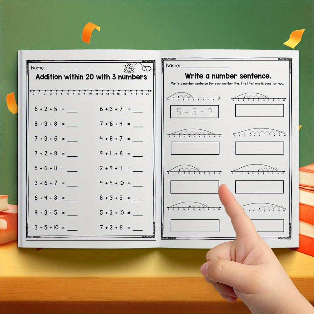 Number Line Addition & Subtraction for Homeschooling & Classrooms