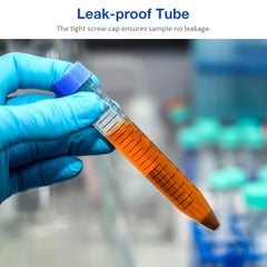 20pcs 15mL Conical Centrifuge Tubes Microcentrifuge Tube Sterile