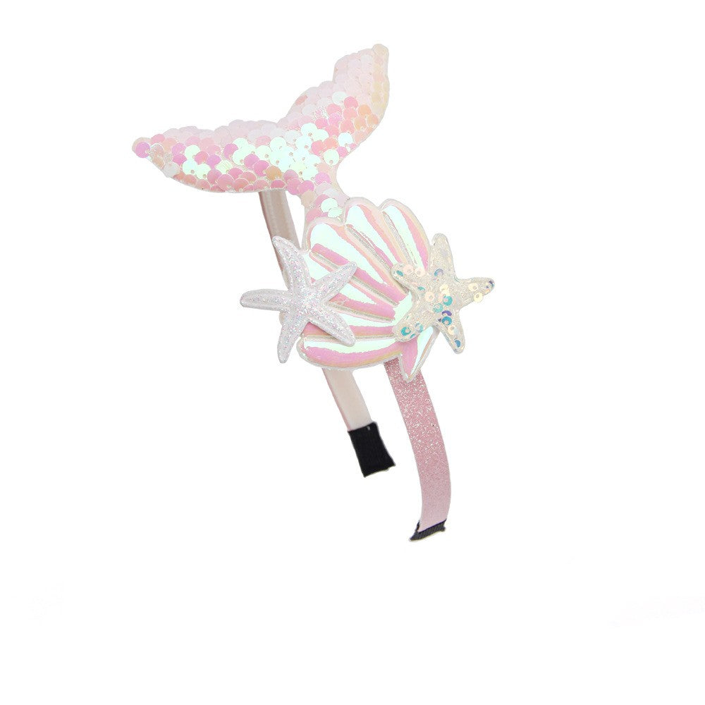 Girls Sequin Mermaid Headband Hair Accessories