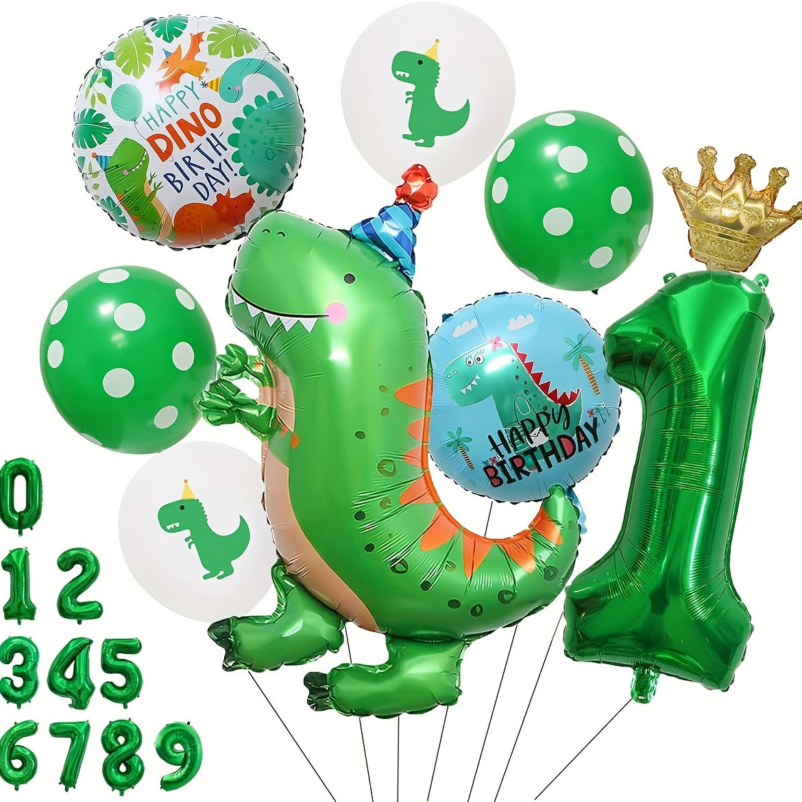 Dinosaur Birthday Balloons Dinosaur Party Decorations Dinosaur Balloon Sets