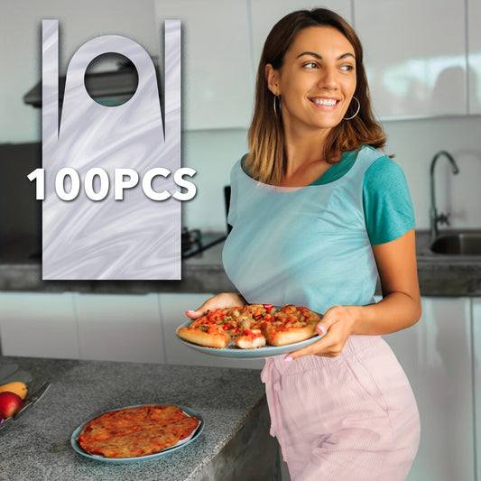 Disposable Aprons for Barber Hair Cut - 50/100pcs Anti Dirt Aprons