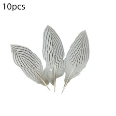 10pcs Boho Style Feather Headbands for Women Breathable Polyester Fiber