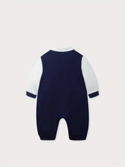 Baby Boys Gentleman Cotton Romper Jumpsuit