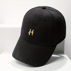 Embroidery Cotton Baseball Cap Solid Casual Couple Dad Hats Unisex