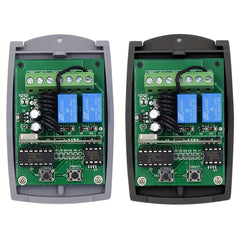 Universal Garage Door Remote Control Receiver 433MHz Fixed & Rolling Code Switch