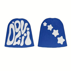 Y2K Beanie Cap Hip Hop Knitted Pullover Hat