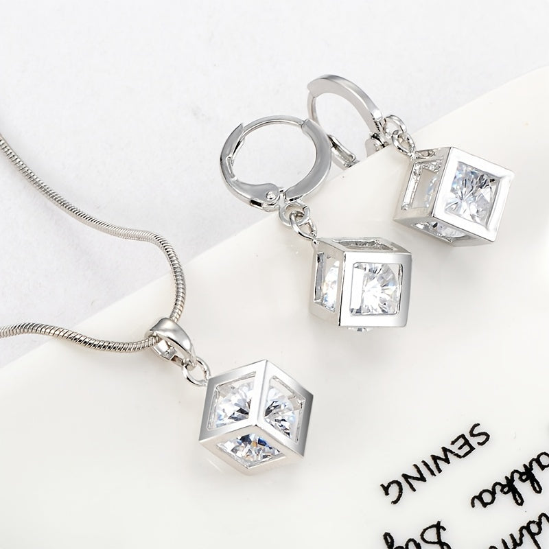 Crystal Jewelry Set Bridal Women Accessories