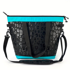 Leopard Print Ice Bag Large Capacity Crossbody Insulation Bag