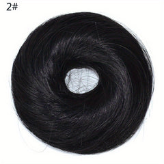 Synthetic Hair Bun Elastic Hairpieces for Women Updo Chignon Ponytail Extensions