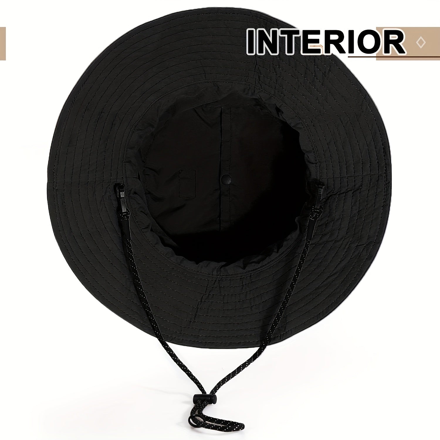 Breathable Waterproof Bucket Hat for Outdoor Sun Protection