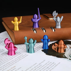 7pcs Pixel Game Character Set TTRPG Figures for Tabletop Adventures