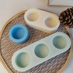 Small Candle Holder Resin Silicone Mold for Epoxy DIY Jewelry Box