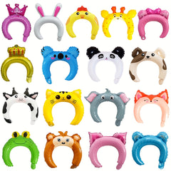 20pcs Cartoon Headbands Balloons for Birthday Parties and Anniversaries